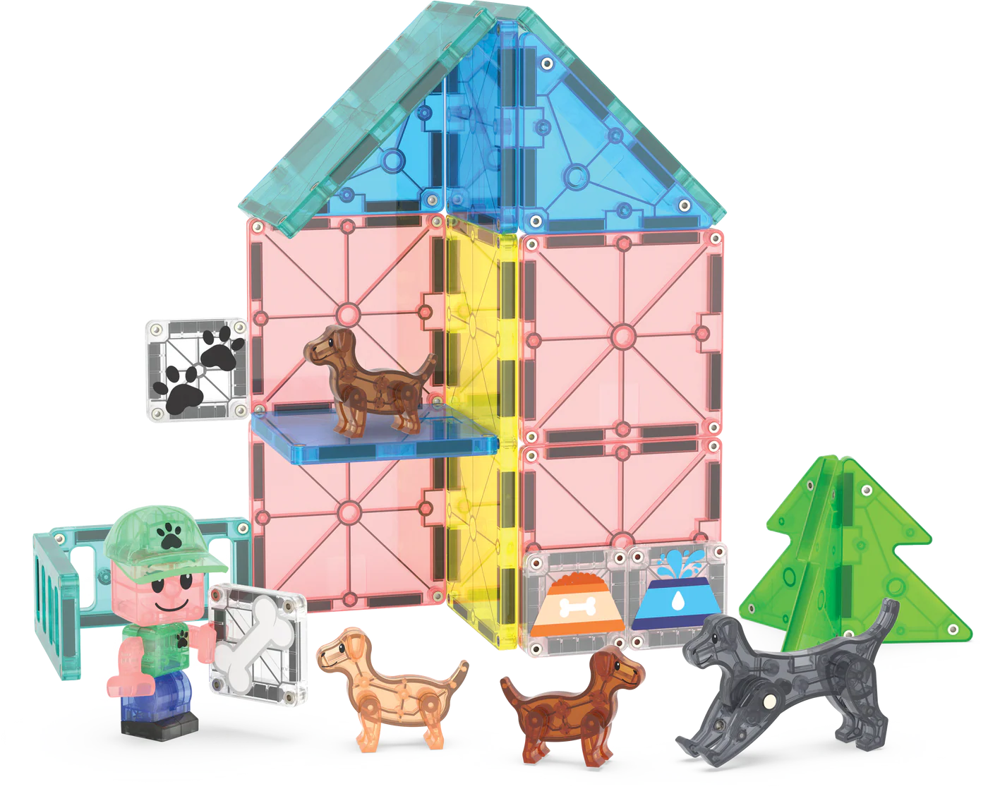 MAGNA-TILES Puppy Park 27pc Set