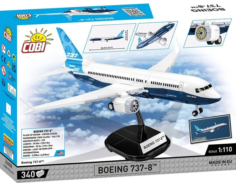 COBI Boeing 737-8 Passenger Jet #26608