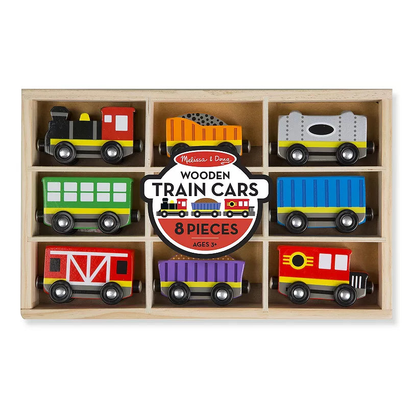 Melissa and Doug - Magnetic Wooden Train Set