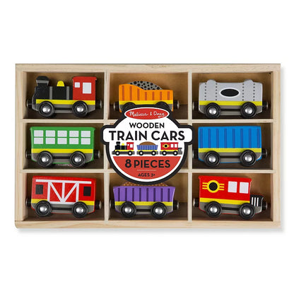 Melissa and Doug - Magnetic Wooden Train Set
