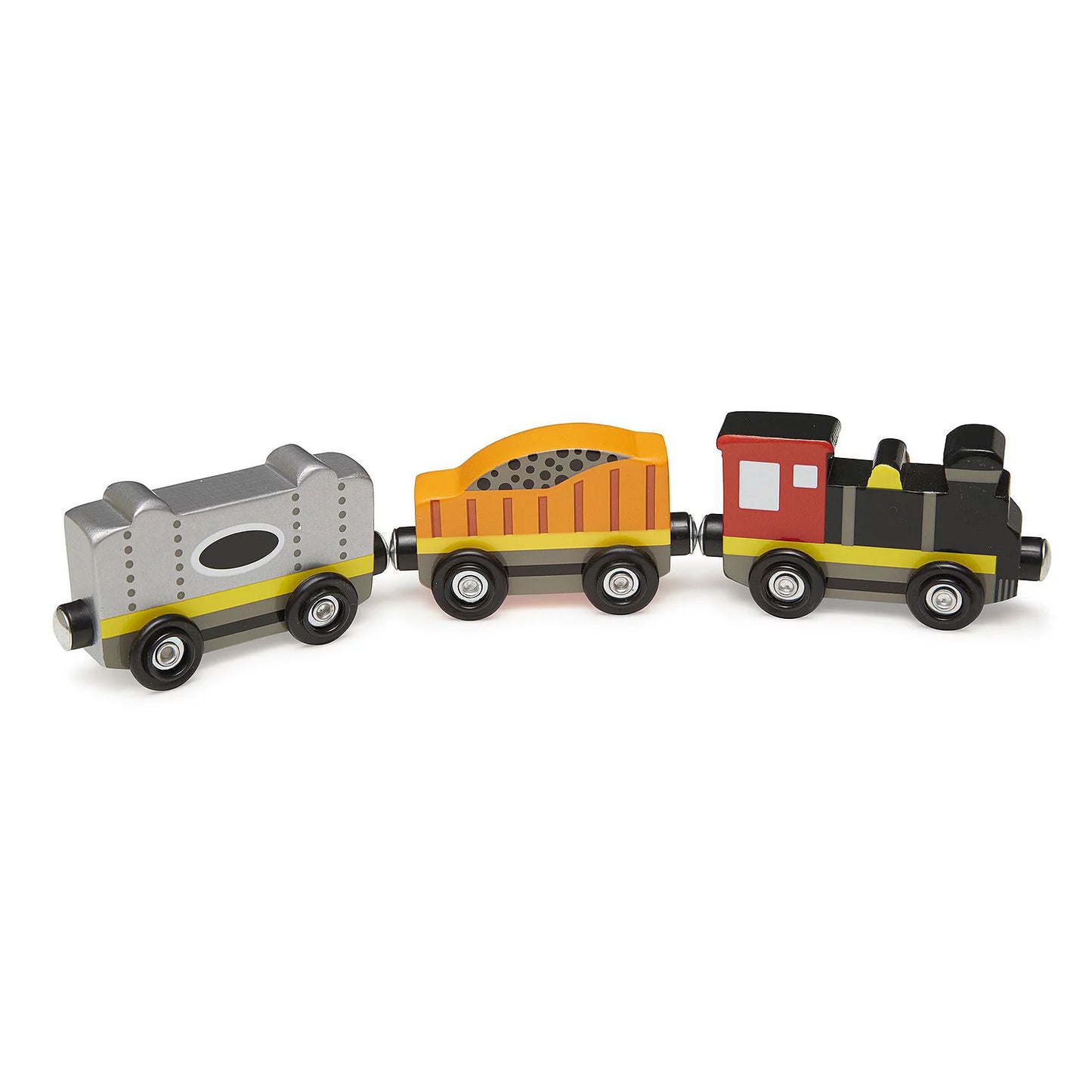 Melissa and Doug - Magnetic Wooden Train Set