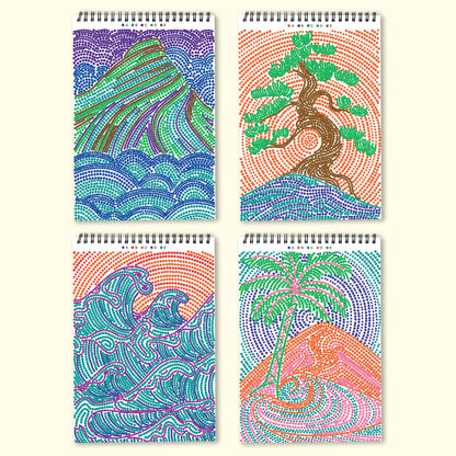 Lifelines® FlowArt - Dot By Letter - Landscapes