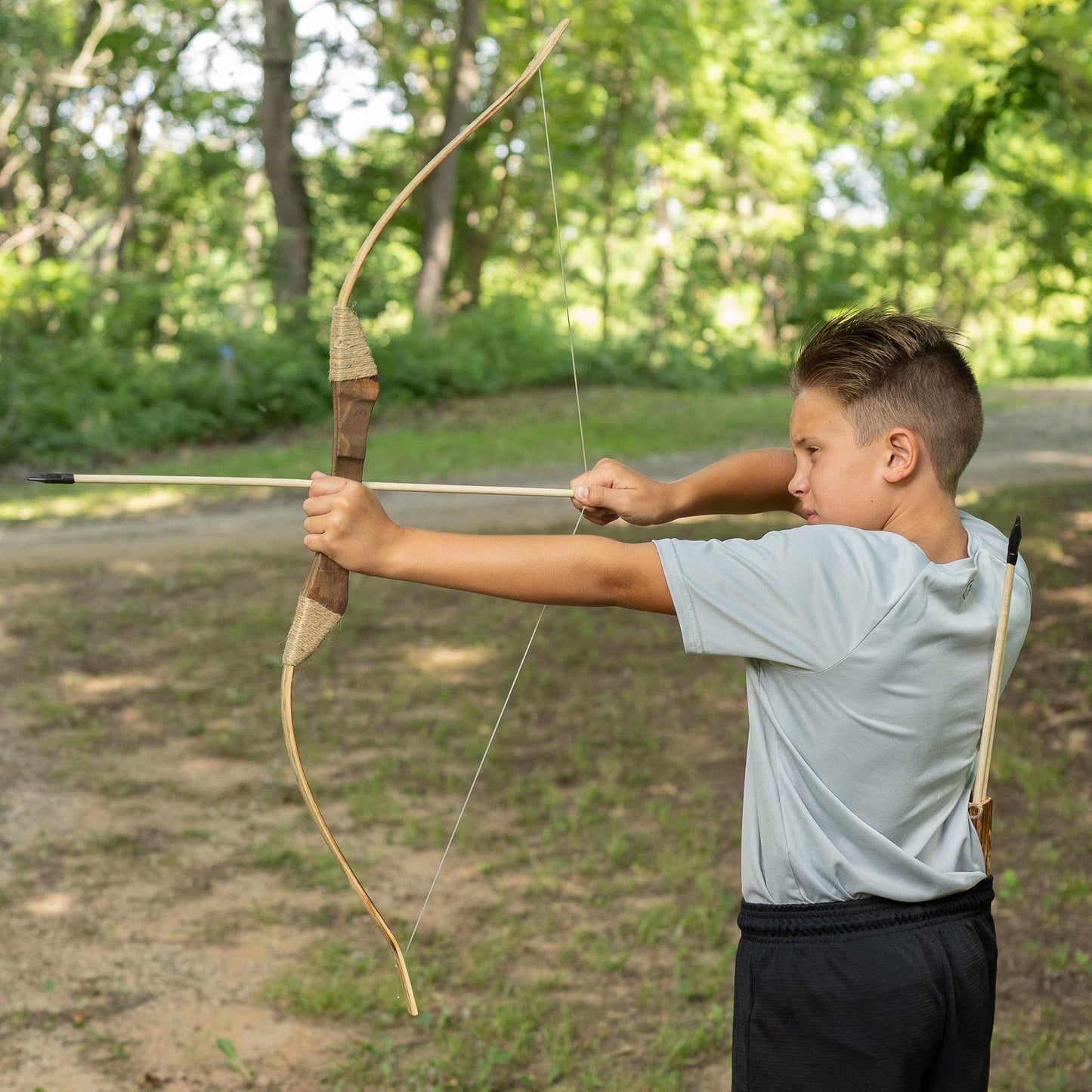 Wooden Bow w/ Quiver