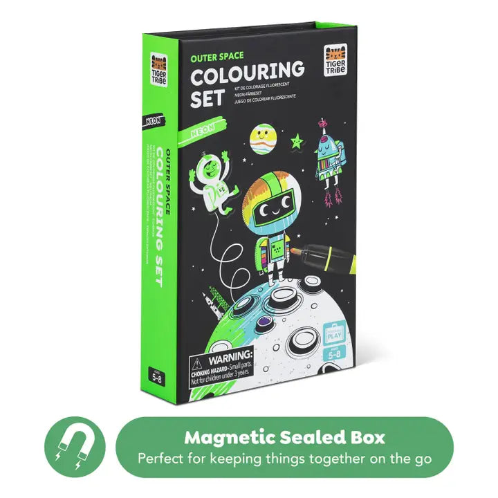 Neon Coloring Set - Outer Space