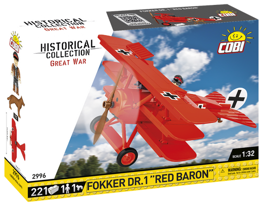 COBI Fokker DR. 1 "Red Barron" Fighter #2996