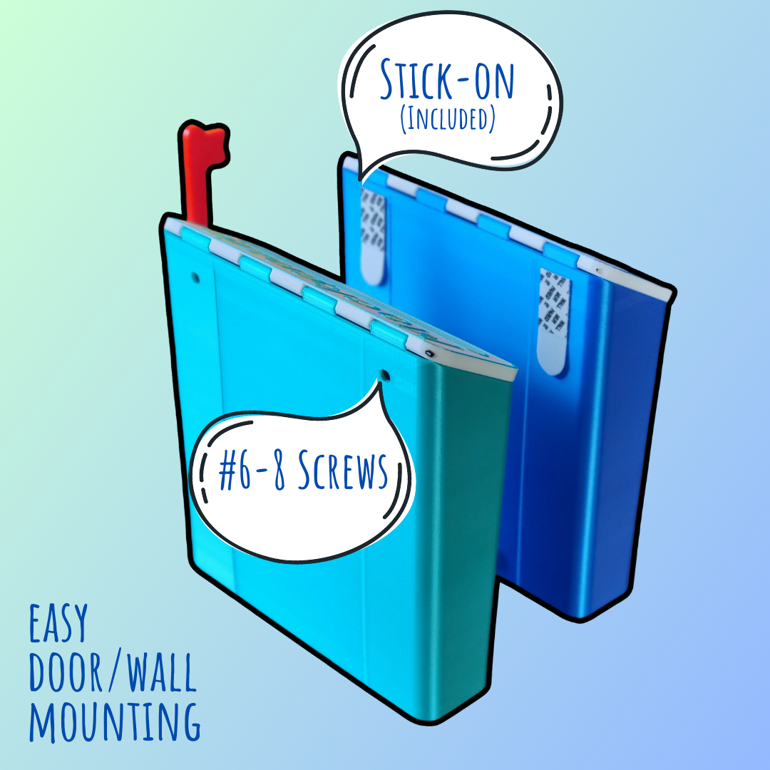 Personalized Mini Mailbox – Kids Room, Classroom, Home Office – 3D Printed