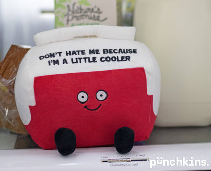 Punchkins “Don’t Hate Me Because I’m a Little Cooler” Lunch Cooler Plush