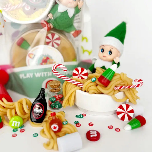 KidDough Elf Breakfast Play Pack