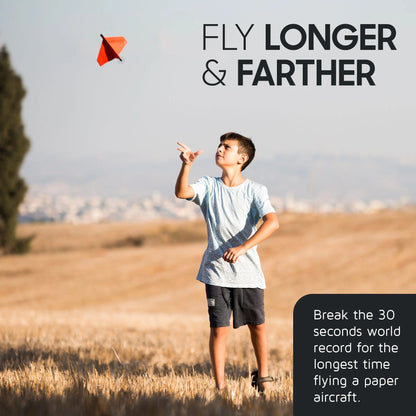 PowerUp 2.0 (Red) Motorized Paper Airplane