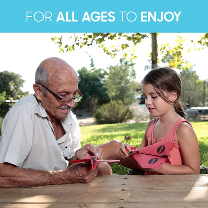 PowerUp 2.0 (Red) Motorized Paper Airplane