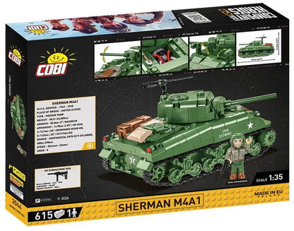 COBI Sherman M4A1 COMPANY OF HEROES 3 Tank #3044