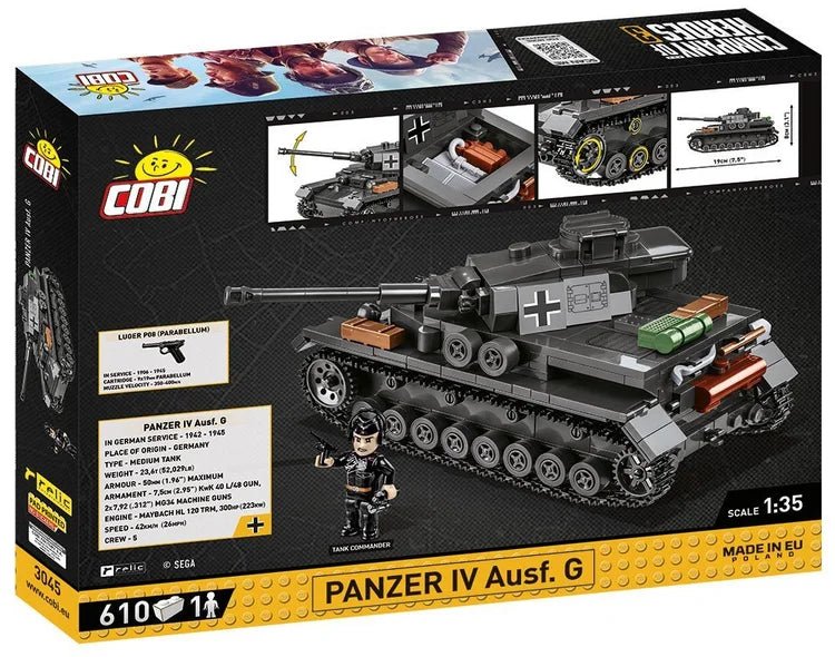 COBI Panzer IV Ausf. G COMPANY OF HEROES 3 Tank #3045