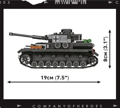 COBI Panzer IV Ausf. G COMPANY OF HEROES 3 Tank #3045