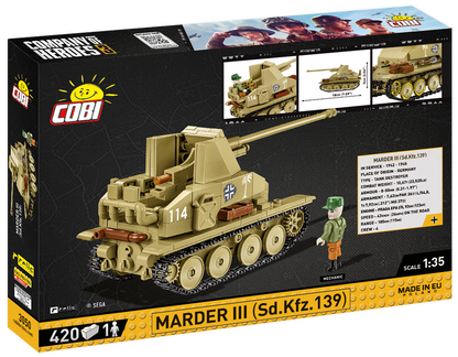 COBI Marder III (Sd.Kfz. 139) Tank Destroyer #3050