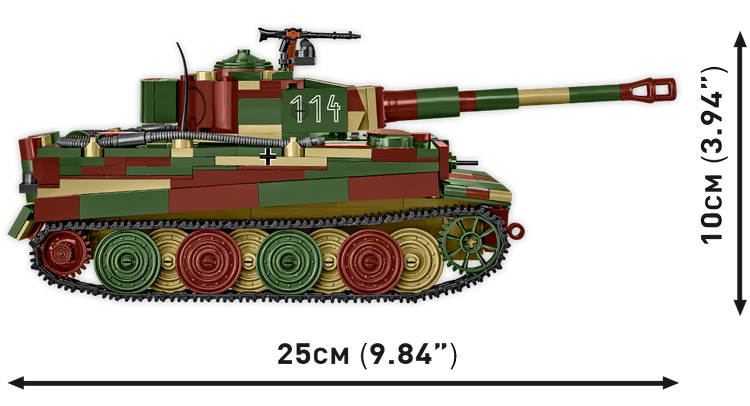 COBI Tiger Pz.Kpfw. VI Ausf. E Tank #3124