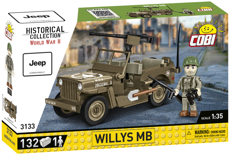 COBI Jeep Willys MB Vehicle #3133