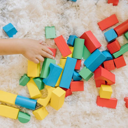 Melissa and Doug - 100 Wood Blocks Set
