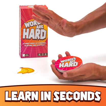 Words Are Hard – Fast-Paced Family Word & Slapping Card Game