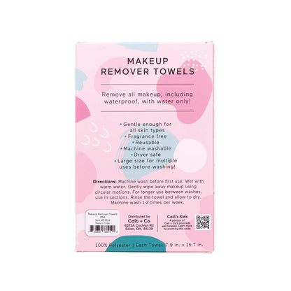 Luxe Makeup Remover Towels - 3 Pack Assorted (Cait + Co)