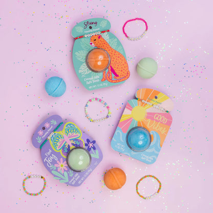 Friendship Bracelet Bath Bomb - Smile (Cait + Co)