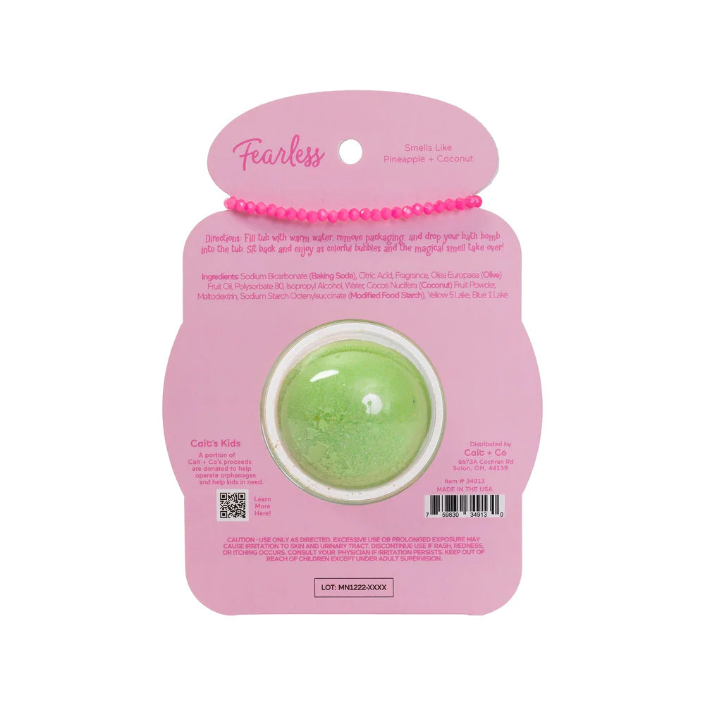 Friendship Bracelet Bath Bomb - Fearless (Cait + Co)