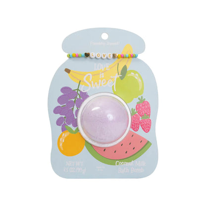 Friendship Bracelet Bath Bomb - Love (Cait + Co)