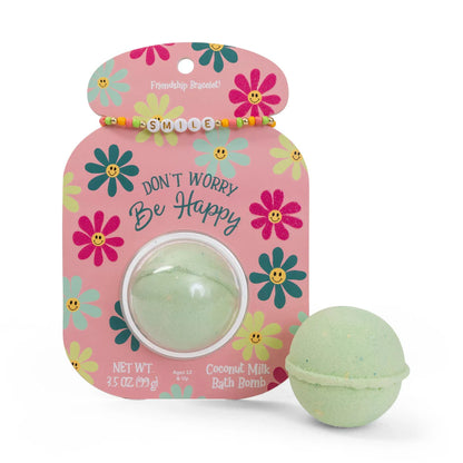 Friendship Bracelet Bath Bomb - Smile (Cait + Co)