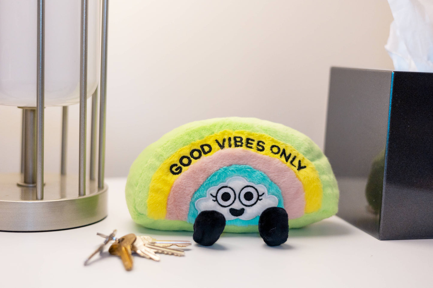 Rainbow Plush - Good Vibes Only
