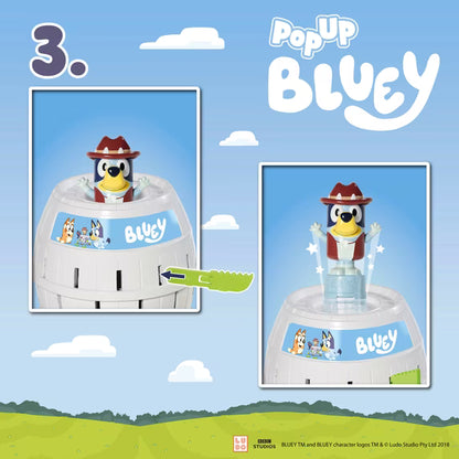 TOMY Pop Up Bluey Kids Game