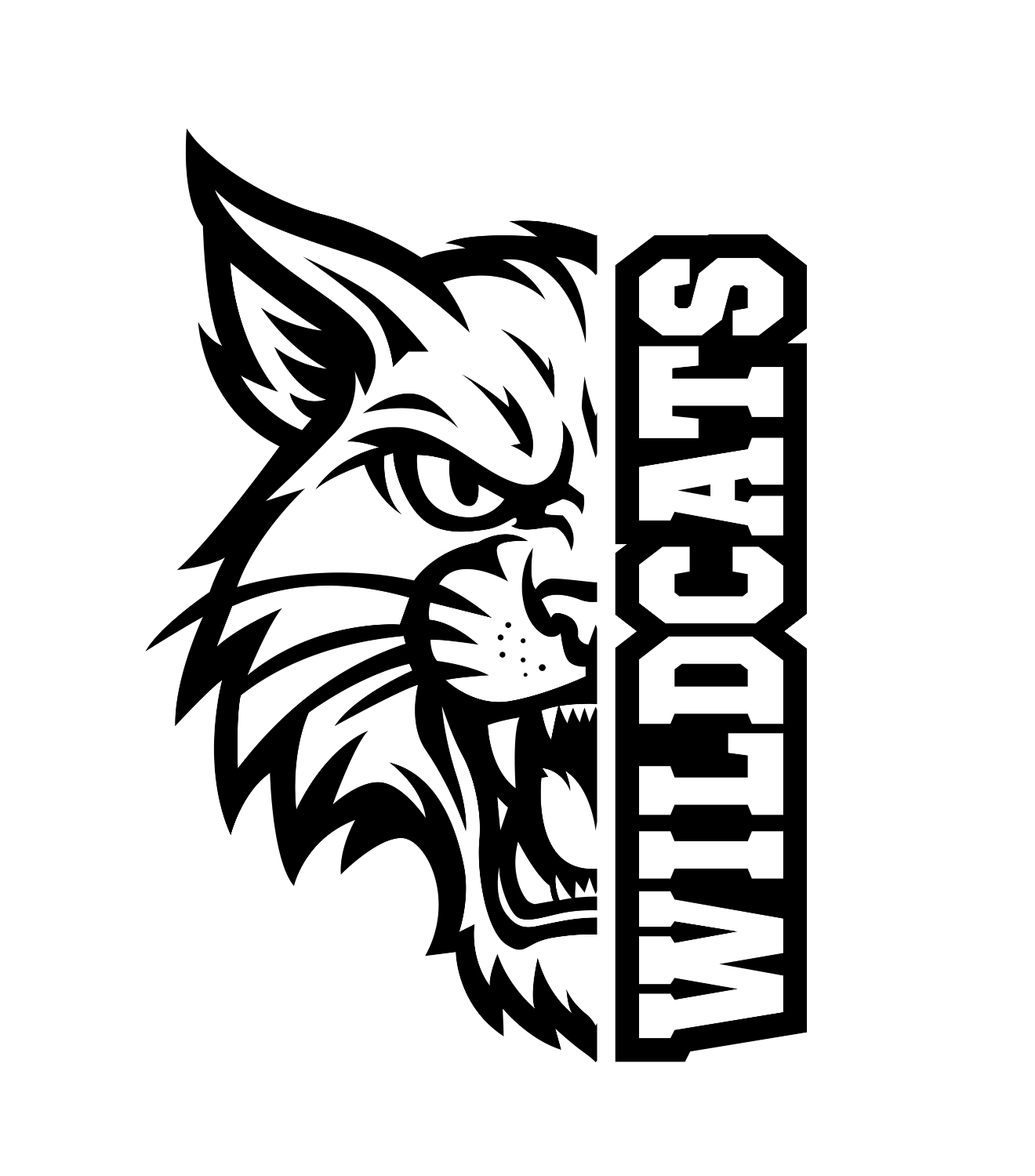 WILDCATS -FIERCE Horizontal Long and Short Sleeve T-shirts