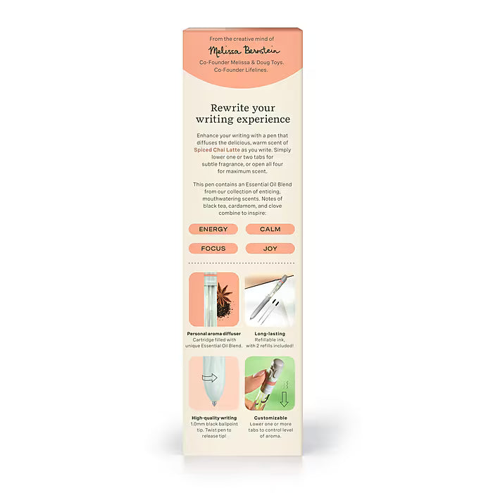 Pen Diffuser with Essential Oil Blends - Spiced Chai Latte