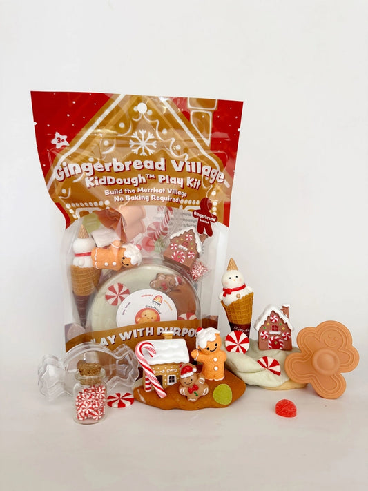 KidDough Gingerbread Village Play Pack