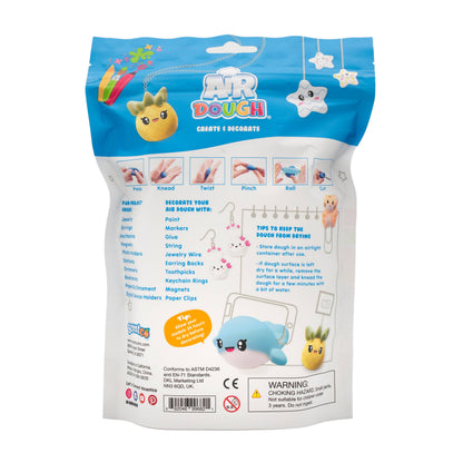 Air Dough - White, Air Dry, Ultra Light,  Modeling Clay