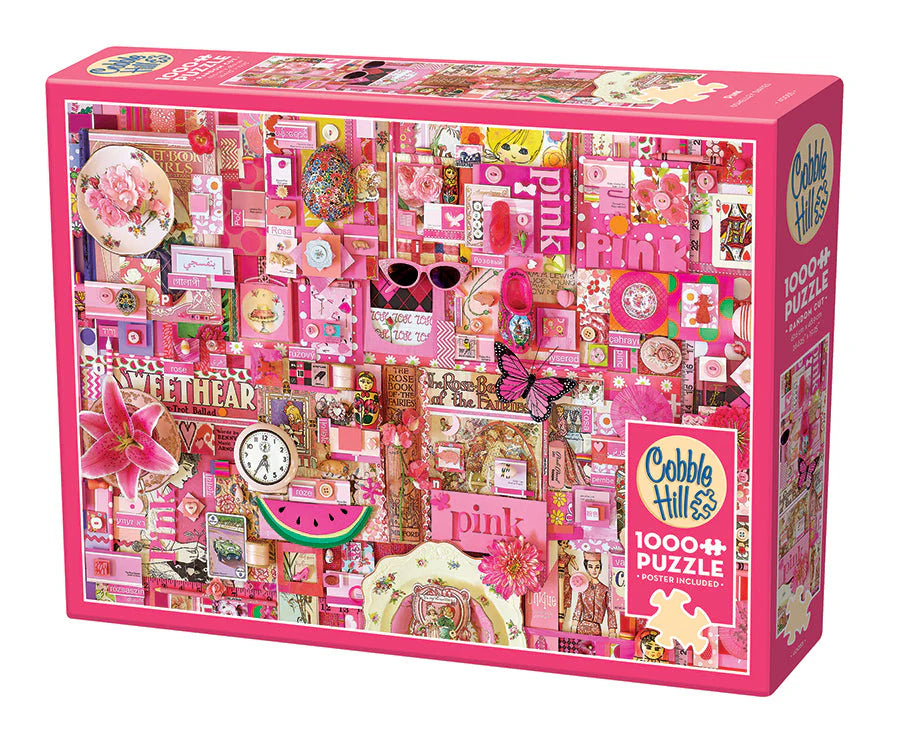 Pink Puzzle - 1000 pcs (Cobble Hill #40055)