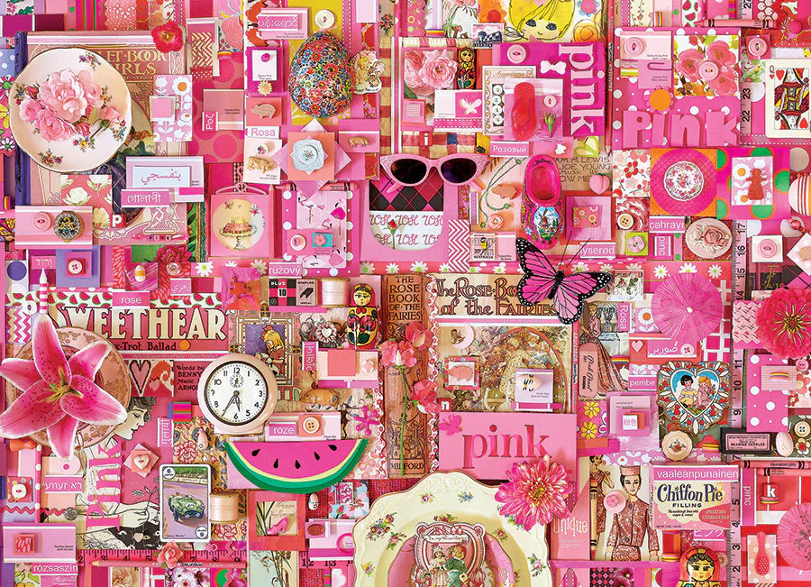 Pink Puzzle - 1000 pcs (Cobble Hill #40055)