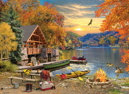 Lakeside Retreat Puzzle - 1000 pcs (Cobble Hill #40227)