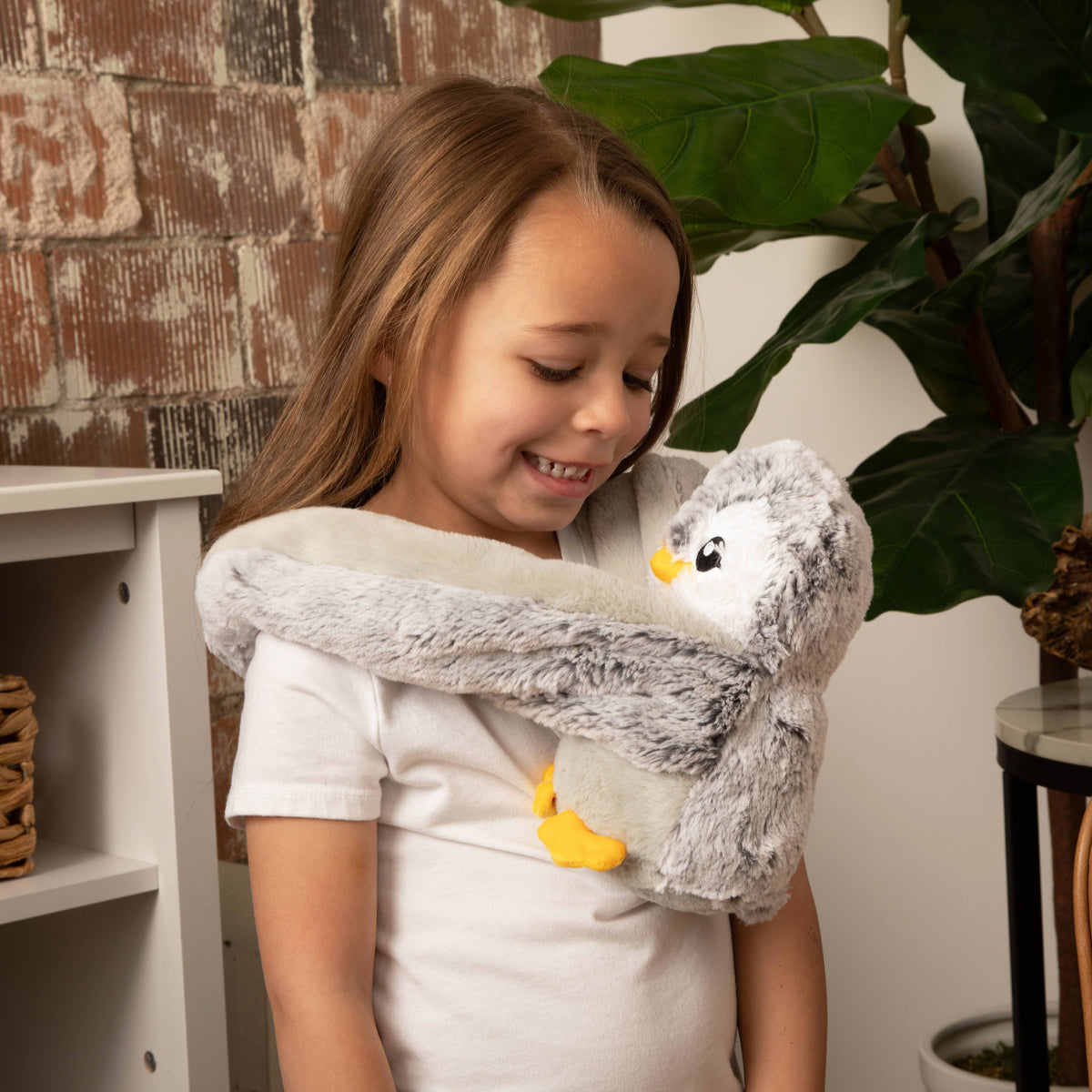 Hugimals Hugaround - Pax Weighted Penguin Plush