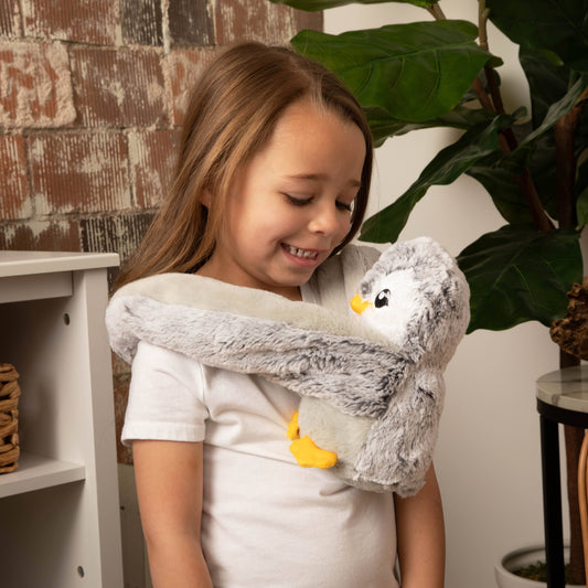 Hugimals Hugaround - Pax Weighted Penguin Plush