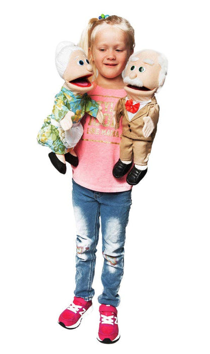 Silly Puppets Granny, Peach Skin (14")