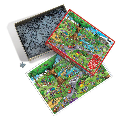 Par for the Course Puzzle - Doodle Town 1000 pcs (Cobble Hill #44502)