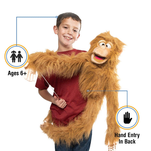 Silly Puppets Monkey, Wrap Around (38")
