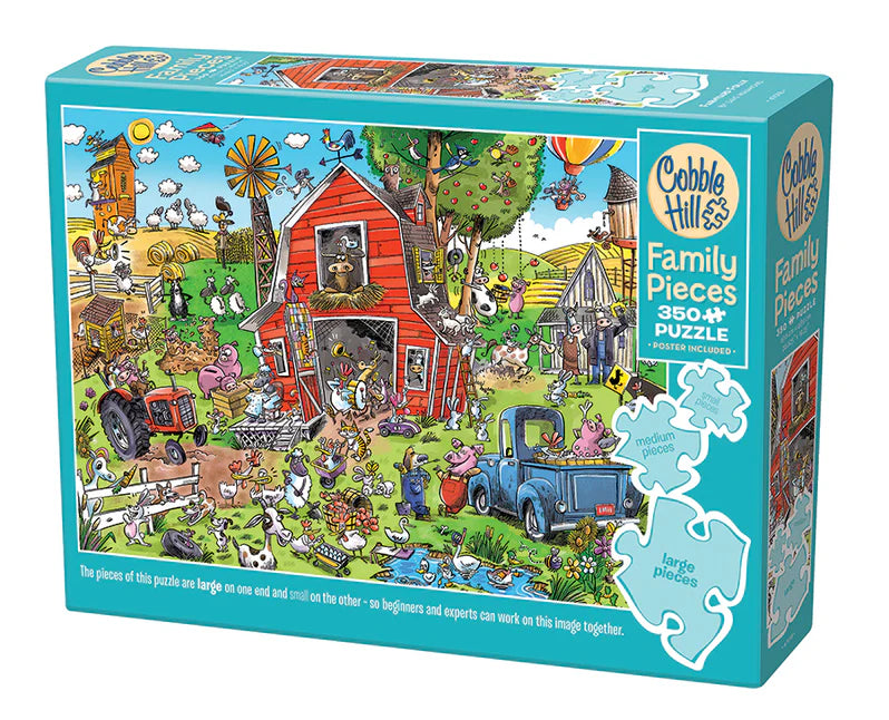 Family Puzzle - Farmyard Folly 350 pcs (Cobble Hill)