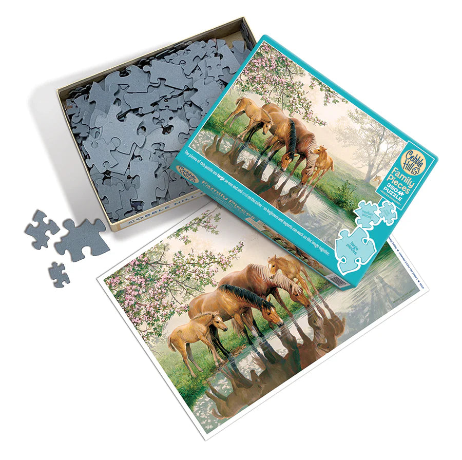 Family Puzzle - Horse Family 350 pcs (Cobble Hill #47025)