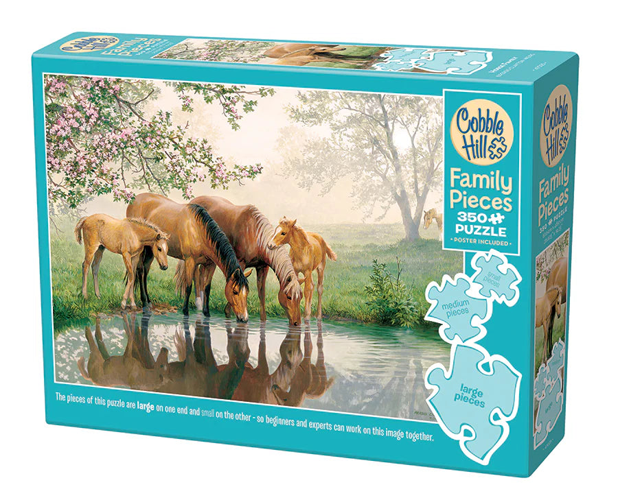 Family Puzzle - Horse Family 350 pcs (Cobble Hill #47025)