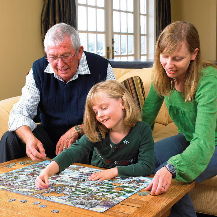 Family Puzzle - Hockey Town 350 pcs (Cobble Hill)
