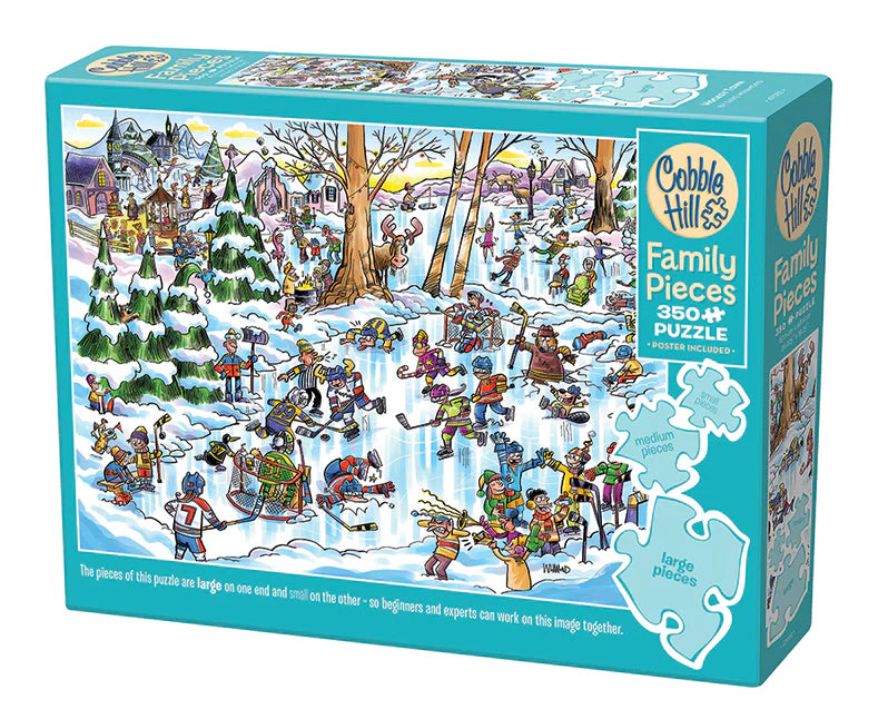 Family Puzzle - Hockey Town 350 pcs (Cobble Hill)
