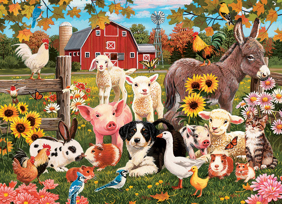 Family Puzzle - Family Farm 350 pcs (Cobble Hill #47037)
