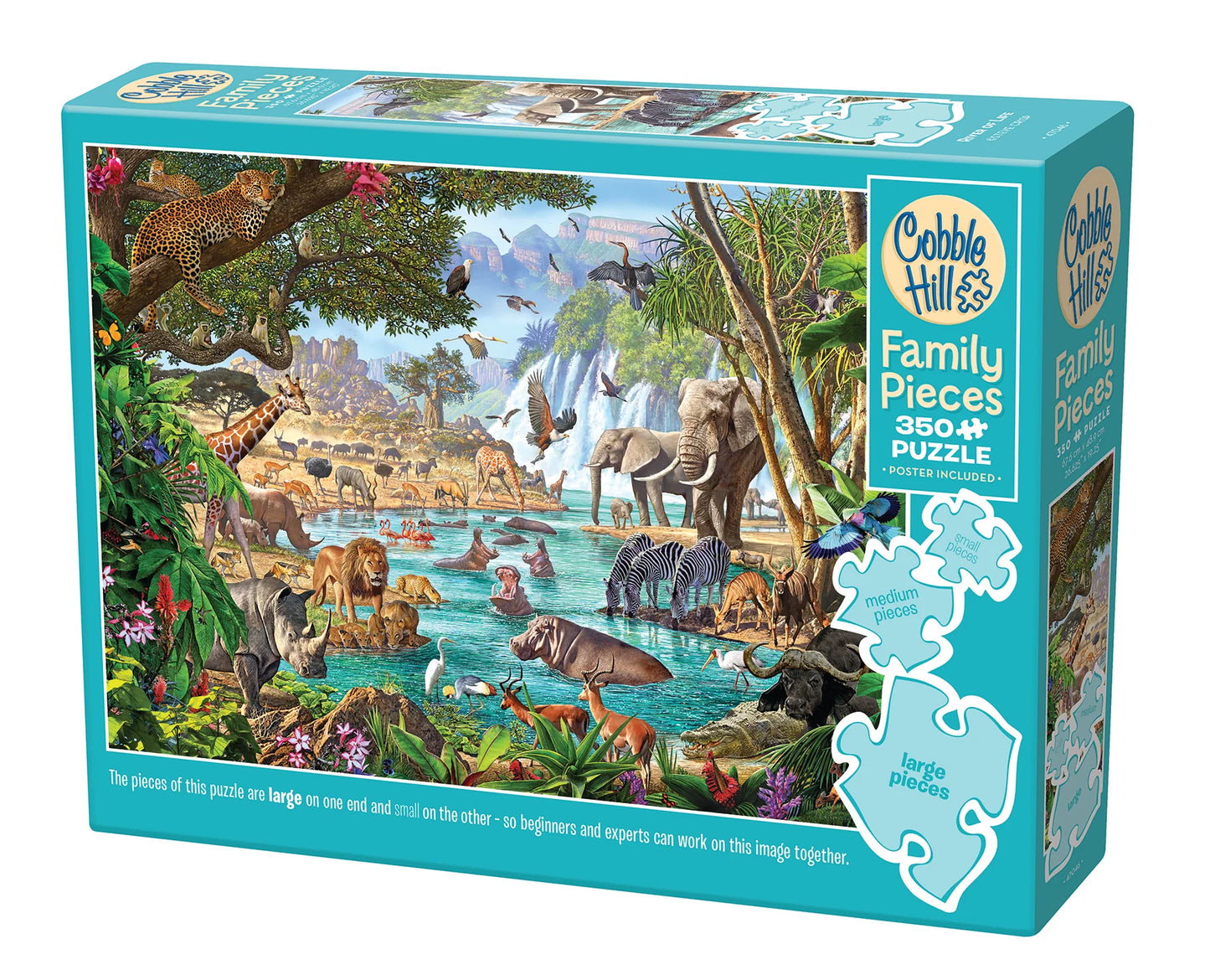 Family Puzzle - River of Life 350 pcs (Cobble Hill #47046)