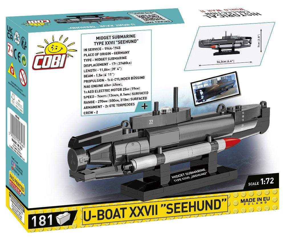 COBI U-Boat XXVII Seehund #4846
