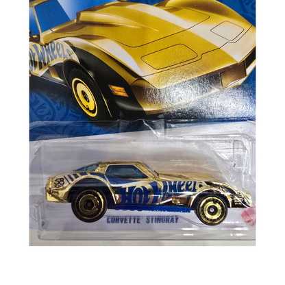 Hot Wheels Corvette Stingray **Chase** - Blue and Gold 2026 Edition